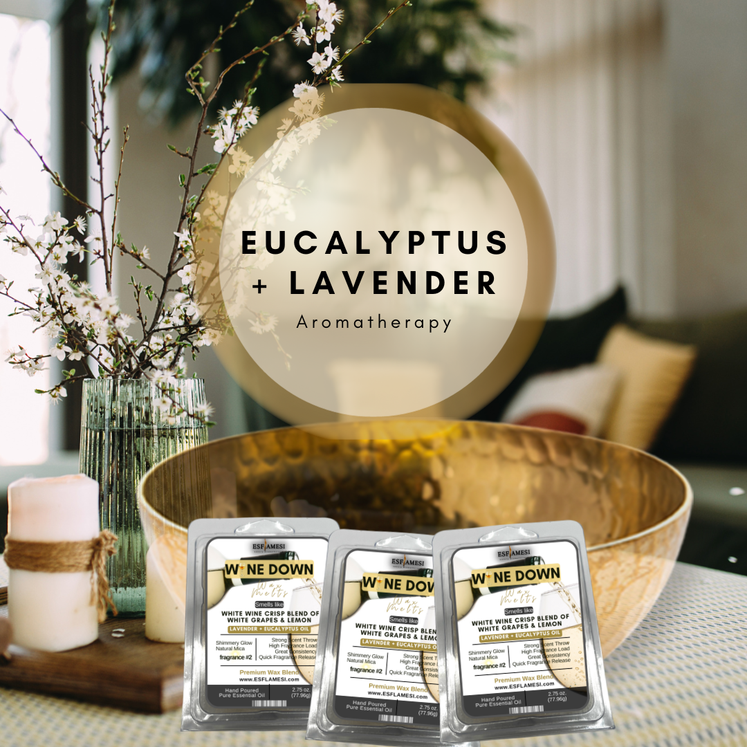 Eucalyptus & Lavender Wine Down Wax Melts (2-Packs)